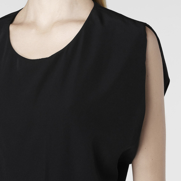 All Saints Black 'Saelde' Dress with Front Pockets - Picture 6 of 6